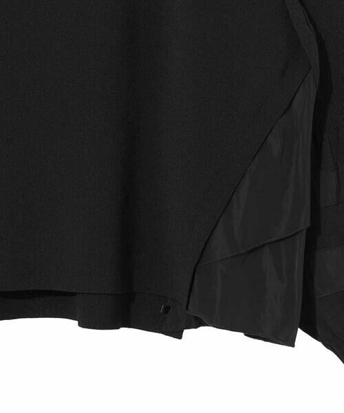 HIROKO BIS GRANDE / ヒロコビス グランデ ニット・セーター | 【大きいサイズ】異素材ジョイントニットプルオーバー | 詳細4