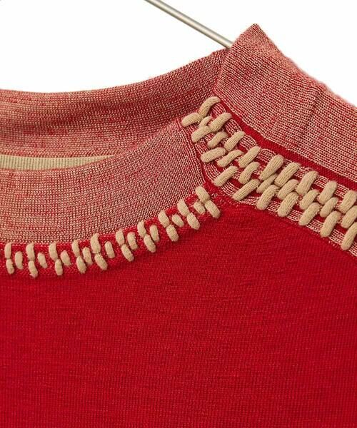 HIROKO BIS GRANDE / ヒロコビス グランデ ニット・セーター | 【大きいサイズ】プレーティング刺繍ニットプルオーバー | 詳細11
