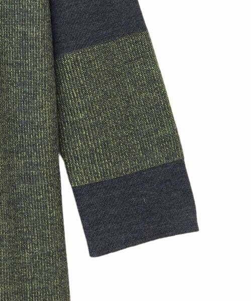 HIROKO BIS GRANDE / ヒロコビス グランデ カーディガン・ボレロ | 【大きいサイズ】プレーティング刺繍ニットロングカーディガン | 詳細4