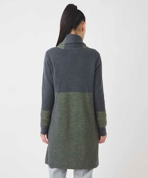 HIROKO BIS GRANDE / ヒロコビス グランデ カーディガン・ボレロ | 【大きいサイズ】プレーティング刺繍ニットロングカーディガン | 詳細9