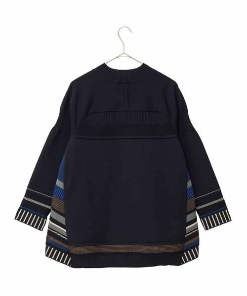 HIROKO BIS GRANDE / ヒロコビス グランデ ニット・セーター | 【大きいサイズ】MIXボータージャカ ードニット | 詳細1