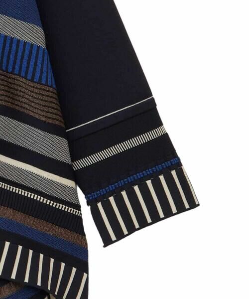 HIROKO BIS GRANDE / ヒロコビス グランデ ニット・セーター | 【大きいサイズ】MIXボータージャカ ードニット | 詳細4