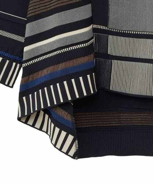 HIROKO BIS GRANDE / ヒロコビス グランデ ニット・セーター | 【大きいサイズ】MIXボータージャカ ードニット | 詳細5