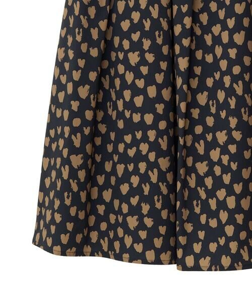 HIROKO BIS GRANDE / ヒロコビス グランデ ロング・マキシ丈スカート | 【大きいサイズ】ドットプリントフレアスカート /洗える | 詳細4