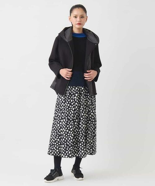 HIROKO BIS GRANDE / ヒロコビス グランデ ロング・マキシ丈スカート | 【大きいサイズ】ドットプリントフレアスカート /洗える | 詳細15