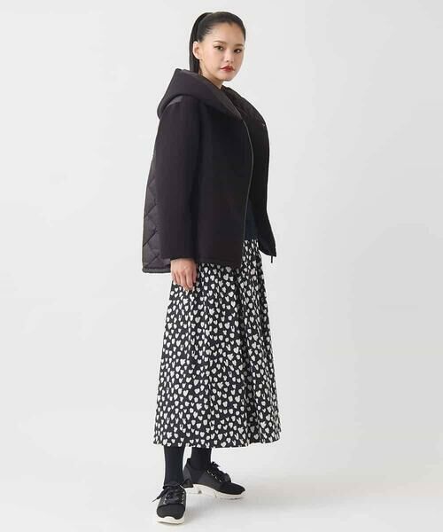 HIROKO BIS GRANDE / ヒロコビス グランデ ロング・マキシ丈スカート | 【大きいサイズ】ドットプリントフレアスカート /洗える | 詳細16