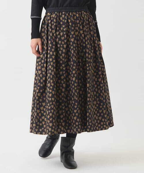 HIROKO BIS GRANDE / ヒロコビス グランデ ロング・マキシ丈スカート | 【大きいサイズ】ドットプリントフレアスカート /洗える | 詳細19