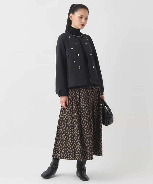 HIROKO BIS GRANDE / ヒロコビス グランデ ロング・マキシ丈スカート | 【大きいサイズ】ドットプリントフレアスカート /洗える | 詳細23