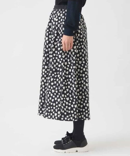 HIROKO BIS GRANDE / ヒロコビス グランデ ロング・マキシ丈スカート | 【大きいサイズ】ドットプリントフレアスカート /洗える | 詳細7