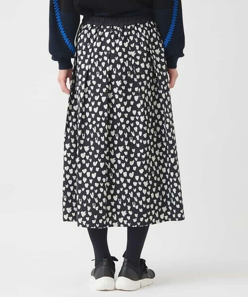 HIROKO BIS GRANDE / ヒロコビス グランデ ロング・マキシ丈スカート | 【大きいサイズ】ドットプリントフレアスカート /洗える | 詳細8