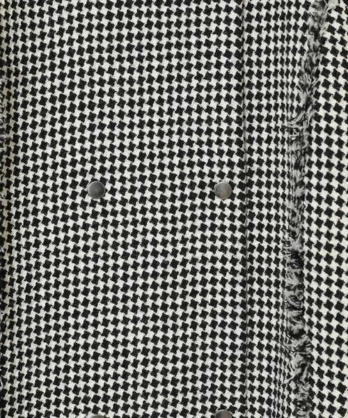 HIROKO BIS GRANDE / ヒロコビス グランデ ノーカラージャケット | 【大きいサイズ】千鳥チェックツイードジャケット | 詳細7