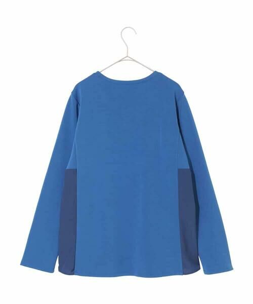 HIROKO BIS GRANDE / ヒロコビス グランデ カットソー | 【大きいサイズ】スパンコール刺繍ロゴプルオーバー /洗える | 詳細1