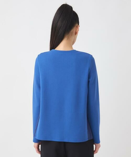 HIROKO BIS GRANDE / ヒロコビス グランデ カットソー | 【大きいサイズ】スパンコール刺繍ロゴプルオーバー /洗える | 詳細9