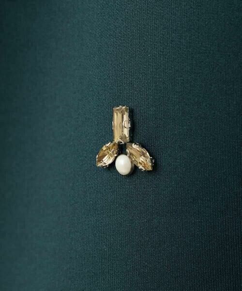 HIROKO BIS GRANDE / ヒロコビス グランデ カーディガン・ボレロ | 【大きいサイズ】ビジューエンブロイダリーカーディガン /洗える | 詳細6