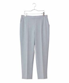 HIROKO BIS GRANDE / ヒロコビス グランデ ショート・ハーフ・半端丈パンツ | 【大きいサイズ】センタープレステーパードパンツ /洗える