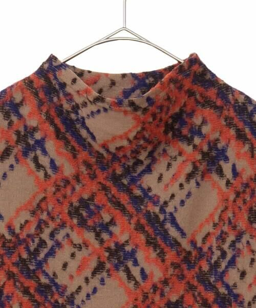 HIROKO BIS GRANDE / ヒロコビス グランデ ロング・マキシ丈ワンピース | 【大きいサイズ】チェックパイルジャカードワンピース | 詳細2