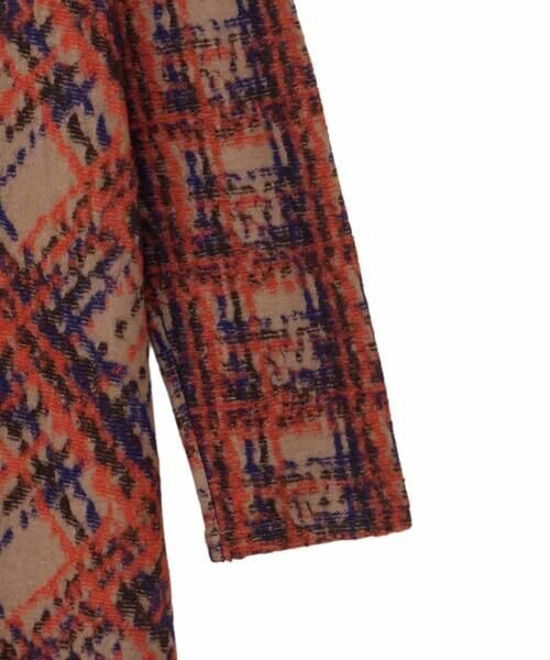 HIROKO BIS GRANDE / ヒロコビス グランデ ロング・マキシ丈ワンピース | 【大きいサイズ】チェックパイルジャカードワンピース | 詳細3