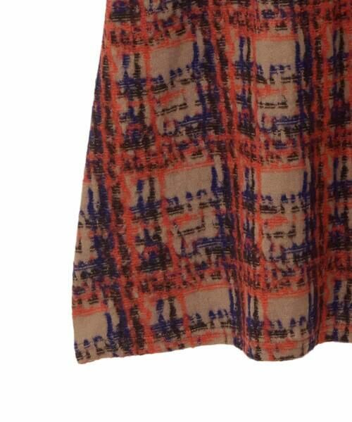 HIROKO BIS GRANDE / ヒロコビス グランデ ロング・マキシ丈ワンピース | 【大きいサイズ】チェックパイルジャカードワンピース | 詳細5