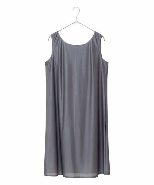 HIROKO BIS GRANDE / ヒロコビス グランデ ロング・マキシ丈ワンピース | 【大きいサイズ】チェックパイルジャカードワンピース | 詳細8