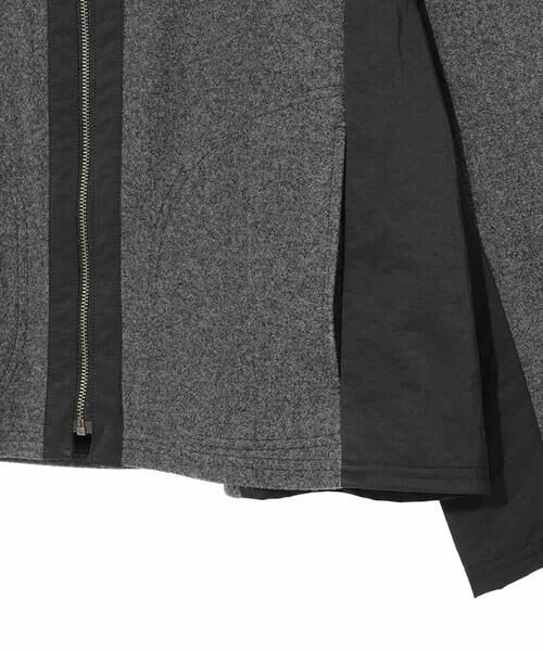 HIROKO BIS GRANDE / ヒロコビス グランデ ノーカラージャケット | 【大きいサイズ】異素材ノーカラージャケット /洗える | 詳細5