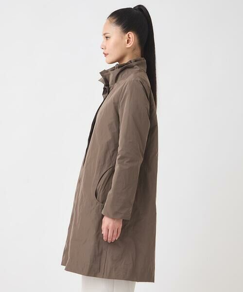 HIROKO BIS GRANDE / ヒロコビス グランデ ダウンジャケット・ベスト | 【大きいサイズ】メモリータフタフリルカラーコート | 詳細10