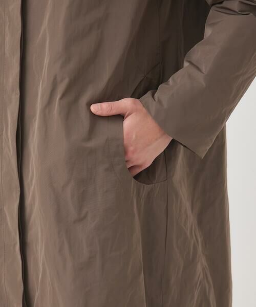 HIROKO BIS GRANDE / ヒロコビス グランデ ダウンジャケット・ベスト | 【大きいサイズ】メモリータフタフリルカラーコート | 詳細12