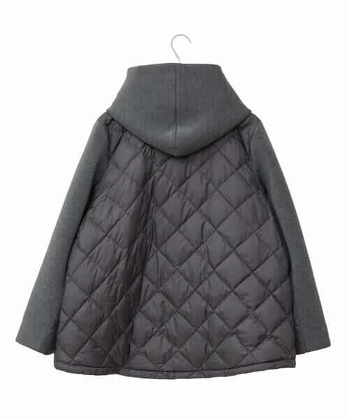 HIROKO BIS GRANDE / ヒロコビス グランデ ダウンジャケット・ベスト | 【大きいサイズ】ダンボールライトダウンジャケット | 詳細1