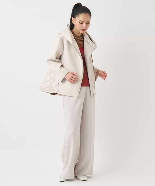 HIROKO BIS GRANDE / ヒロコビス グランデ ダウンジャケット・ベスト | 【大きいサイズ】ダンボールライトダウンジャケット | 詳細14