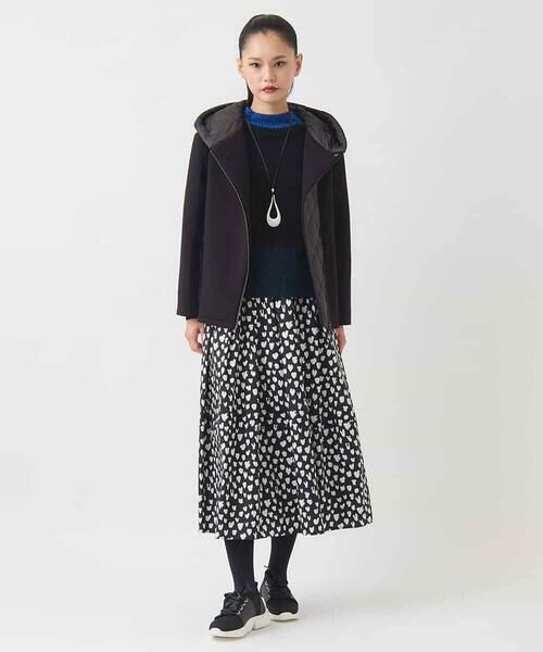 HIROKO BIS GRANDE / ヒロコビス グランデ ダウンジャケット・ベスト | 【大きいサイズ】ダンボールライトダウンジャケット | 詳細17