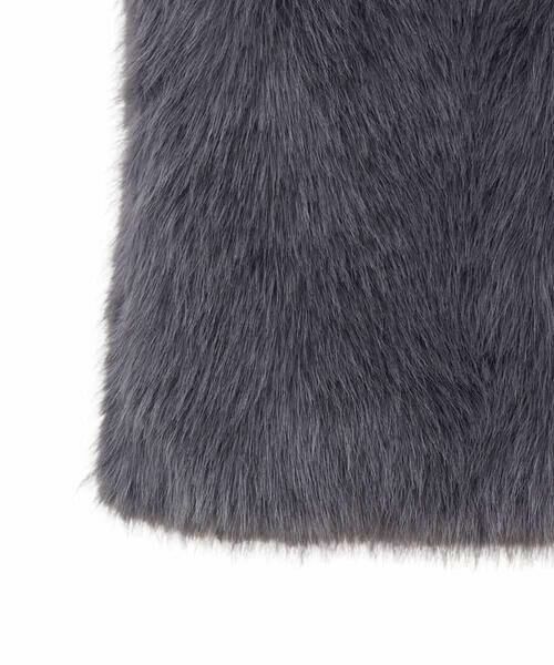 HIROKO BIS GRANDE / ヒロコビス グランデ ベスト | 【大きいサイズ】シャギーフェイクファージレ /洗える | 詳細5