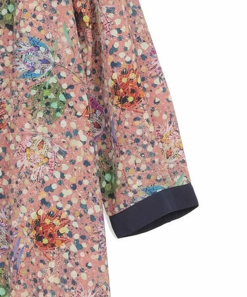 HIROKO BIS GRANDE / ヒロコビス グランデ ロング・マキシ丈ワンピース | 【大きいサイズ】幾何フラワーアートプリントワンピース /洗える | 詳細3