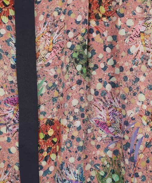 HIROKO BIS GRANDE / ヒロコビス グランデ ロング・マキシ丈ワンピース | 【大きいサイズ】幾何フラワーアートプリントワンピース /洗える | 詳細7