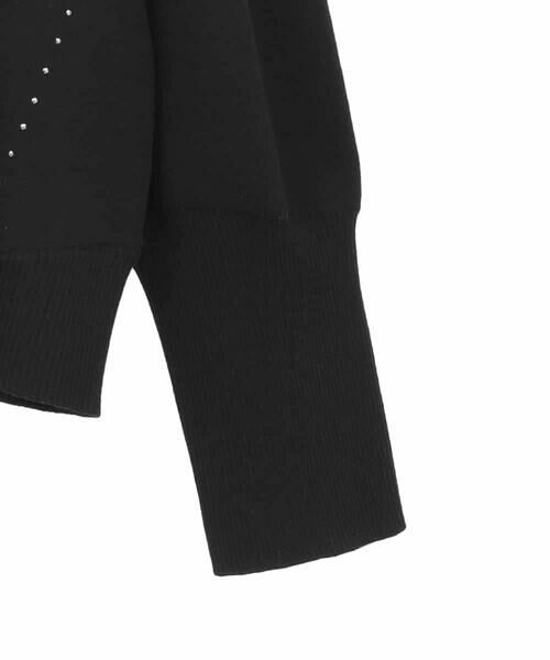 HIROKO BIS GRANDE / ヒロコビス グランデ カーディガン・ボレロ | 【大きいサイズ】スタッズアクセントニットカーディガン | 詳細3