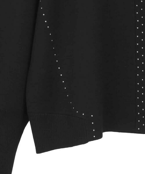 HIROKO BIS GRANDE / ヒロコビス グランデ カーディガン・ボレロ | 【大きいサイズ】スタッズアクセントニットカーディガン | 詳細4