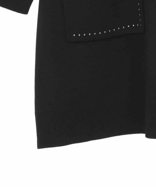HIROKO BIS GRANDE / ヒロコビス グランデ チュニック | 【大きいサイズ】スタッズアクセントニットチュニック | 詳細4