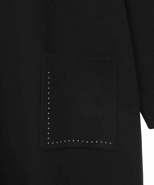 HIROKO BIS GRANDE / ヒロコビス グランデ チュニック | 【大きいサイズ】スタッズアクセントニットチュニック | 詳細5