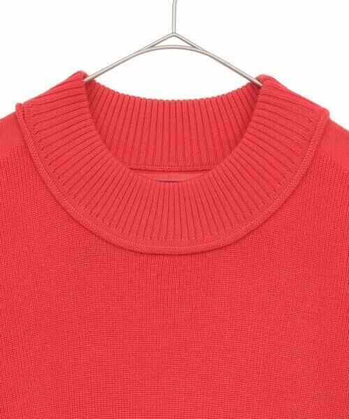 HIROKO BIS GRANDE / ヒロコビス グランデ ニット・セーター | 【大きいサイズ】リブネックデザインウールニットプルオーバー | 詳細2