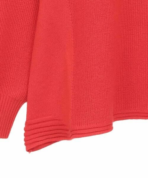 HIROKO BIS GRANDE / ヒロコビス グランデ ニット・セーター | 【大きいサイズ】リブネックデザインウールニットプルオーバー | 詳細4