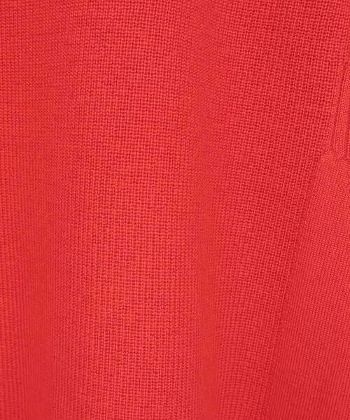 HIROKO BIS GRANDE / ヒロコビス グランデ ニット・セーター | 【大きいサイズ】リブネックデザインウールニットプルオーバー | 詳細5