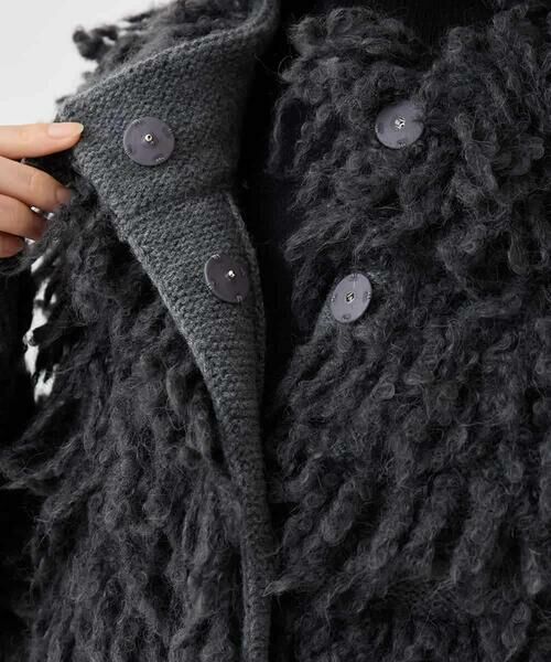 HIROKO BIS GRANDE / ヒロコビス グランデ その他アウター | 【大きいサイズ】フリンジニットコート | 詳細10