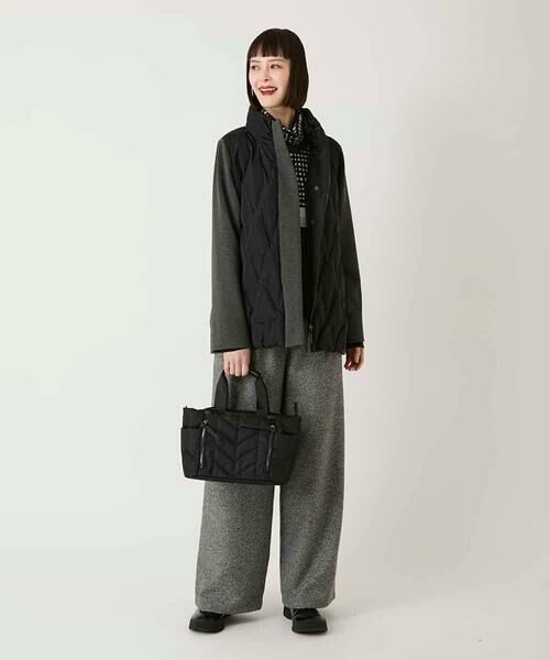 HIROKO BIS GRANDE / ヒロコビス グランデ ニット・セーター | 【大きいサイズ】チェックアクセントタートルネックニット | 詳細13