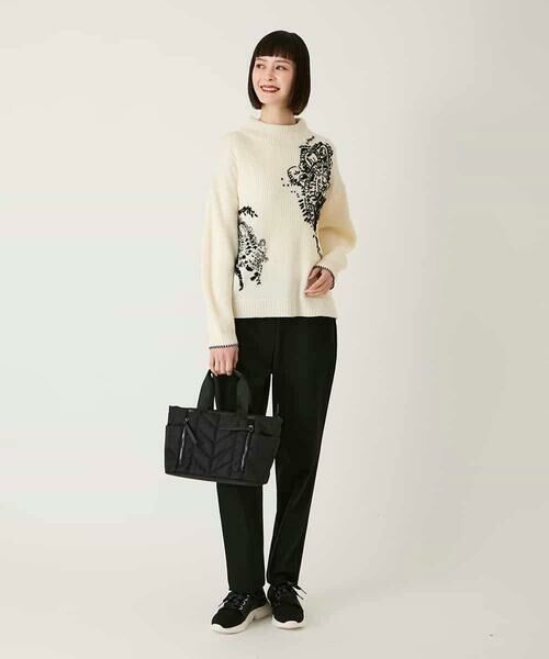 HIROKO BIS GRANDE / ヒロコビス グランデ ニット・セーター | 【大きいサイズ】ペイズリー刺繍ニットプルオーバー | 詳細17