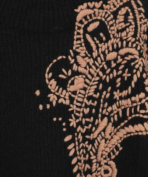 HIROKO BIS GRANDE / ヒロコビス グランデ ニット・セーター | 【大きいサイズ】ペイズリー刺繍ニットプルオーバー | 詳細5