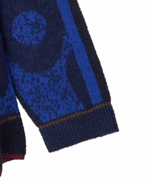 HIROKO BIS GRANDE / ヒロコビス グランデ カーディガン・ボレロ | 【大きいサイズ】ロゴジャカードニットカーディガン | 詳細5