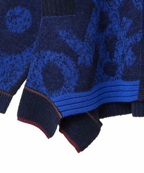 HIROKO BIS GRANDE / ヒロコビス グランデ カーディガン・ボレロ | 【大きいサイズ】ロゴジャカードニットカーディガン | 詳細6