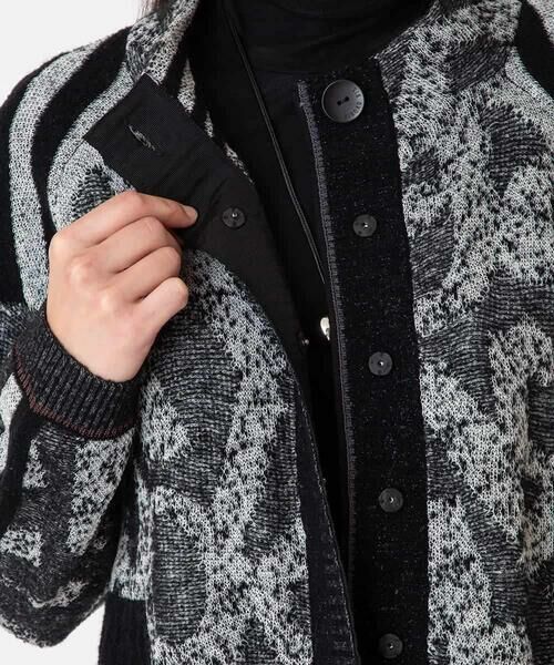 HIROKO BIS GRANDE / ヒロコビス グランデ カーディガン・ボレロ | 【大きいサイズ】ロゴジャカードニットカーディガン | 詳細11