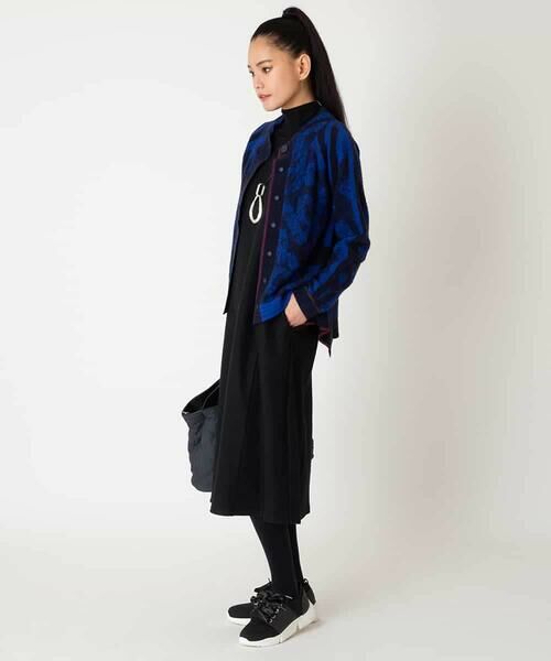 HIROKO BIS GRANDE / ヒロコビス グランデ カーディガン・ボレロ | 【大きいサイズ】ロゴジャカードニットカーディガン | 詳細21