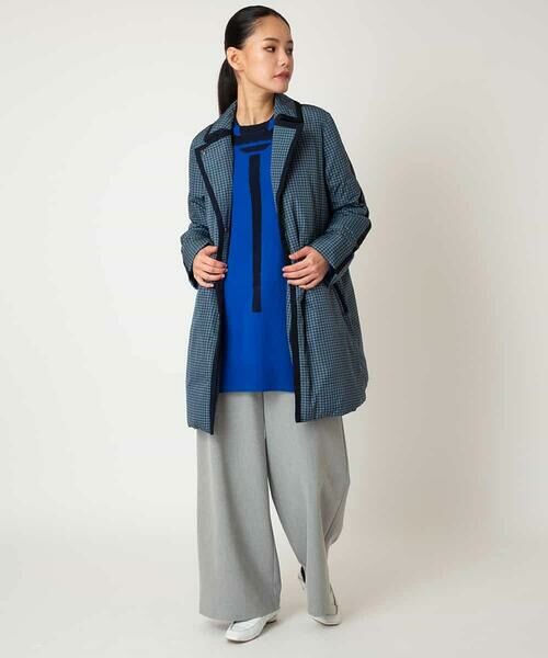 HIROKO BIS GRANDE / ヒロコビス グランデ ロング・マキシ丈スカート | 配色切り替えスパンコールニットチュニック | 詳細16