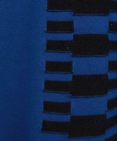 HIROKO BIS GRANDE / ヒロコビス グランデ ニット・セーター | 幾何柄モチーフスパンコールニットプルオーバー | 詳細6