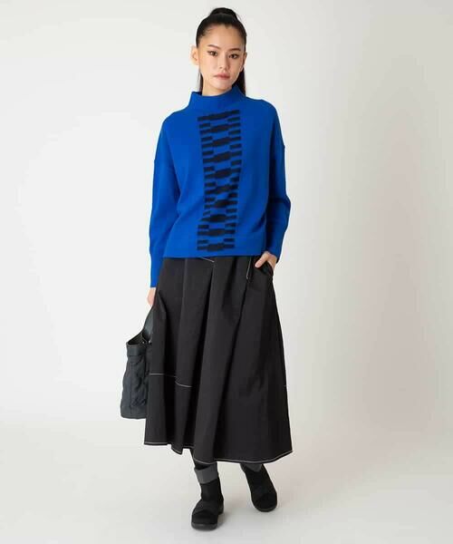 HIROKO BIS GRANDE / ヒロコビス グランデ ニット・セーター | 幾何柄モチーフスパンコールニットプルオーバー | 詳細16